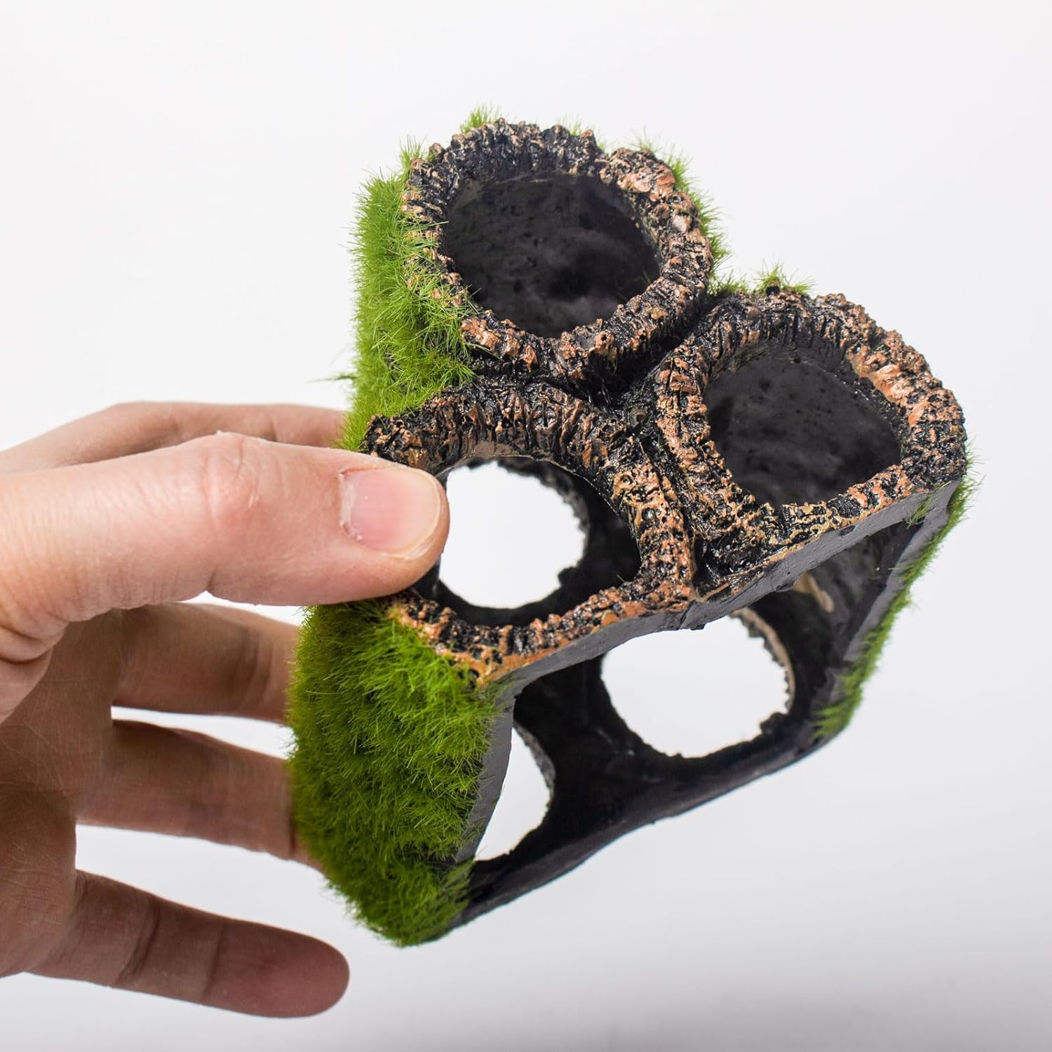 Fish Tank Decorations Aquarium Décor Resin Artificial Tree Trunk Root (C)