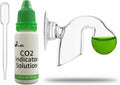 Glass Nano CO2 Drop Checker with Solution for Planted Aquarium System - CO2 Concentration Monitor Set (Nano Drop Checker with Solution)
