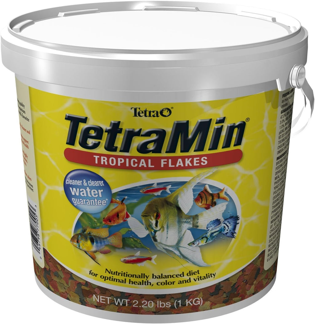 TetraMin Nutritionally Balanced Tropical Flake Food for Tropical Fish, 2.2 lbs