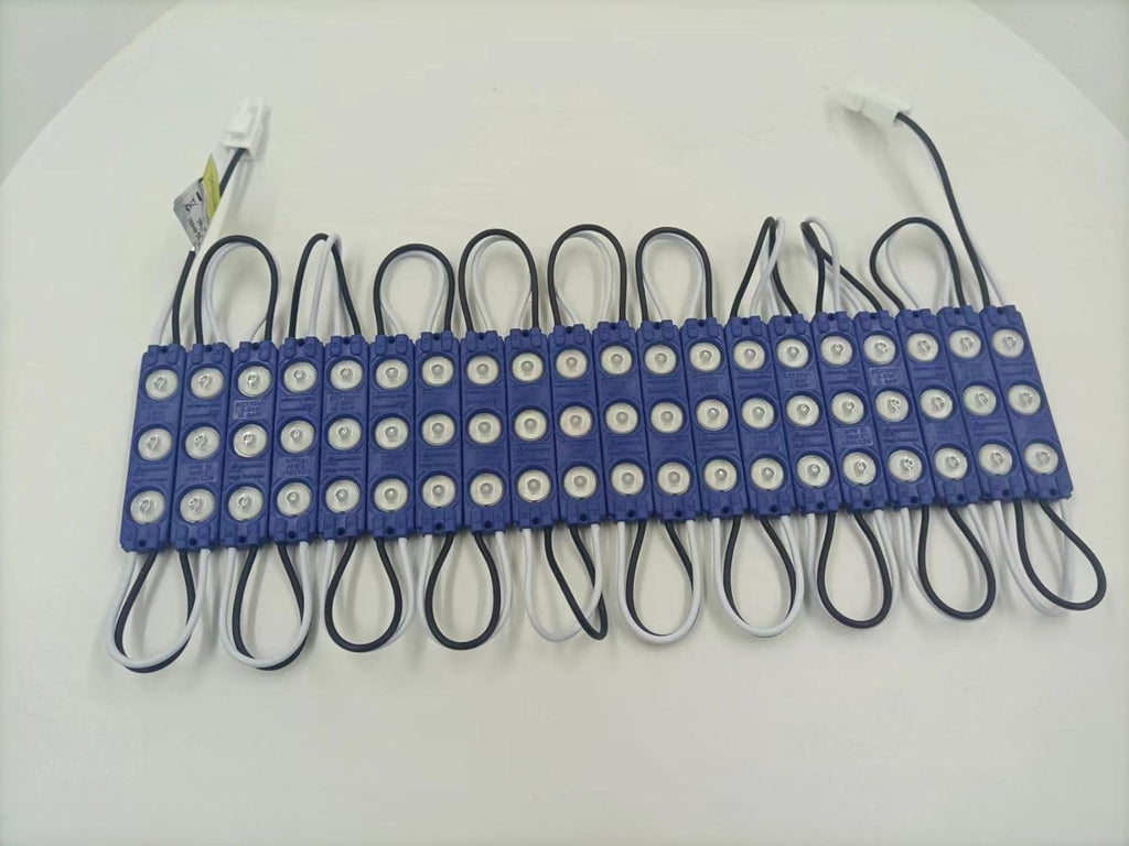 AC 110V LED Module Blue 1.5W for Letter Lightbox Advertising Signs with Tape Adhesive Backside (200pcs Pack)