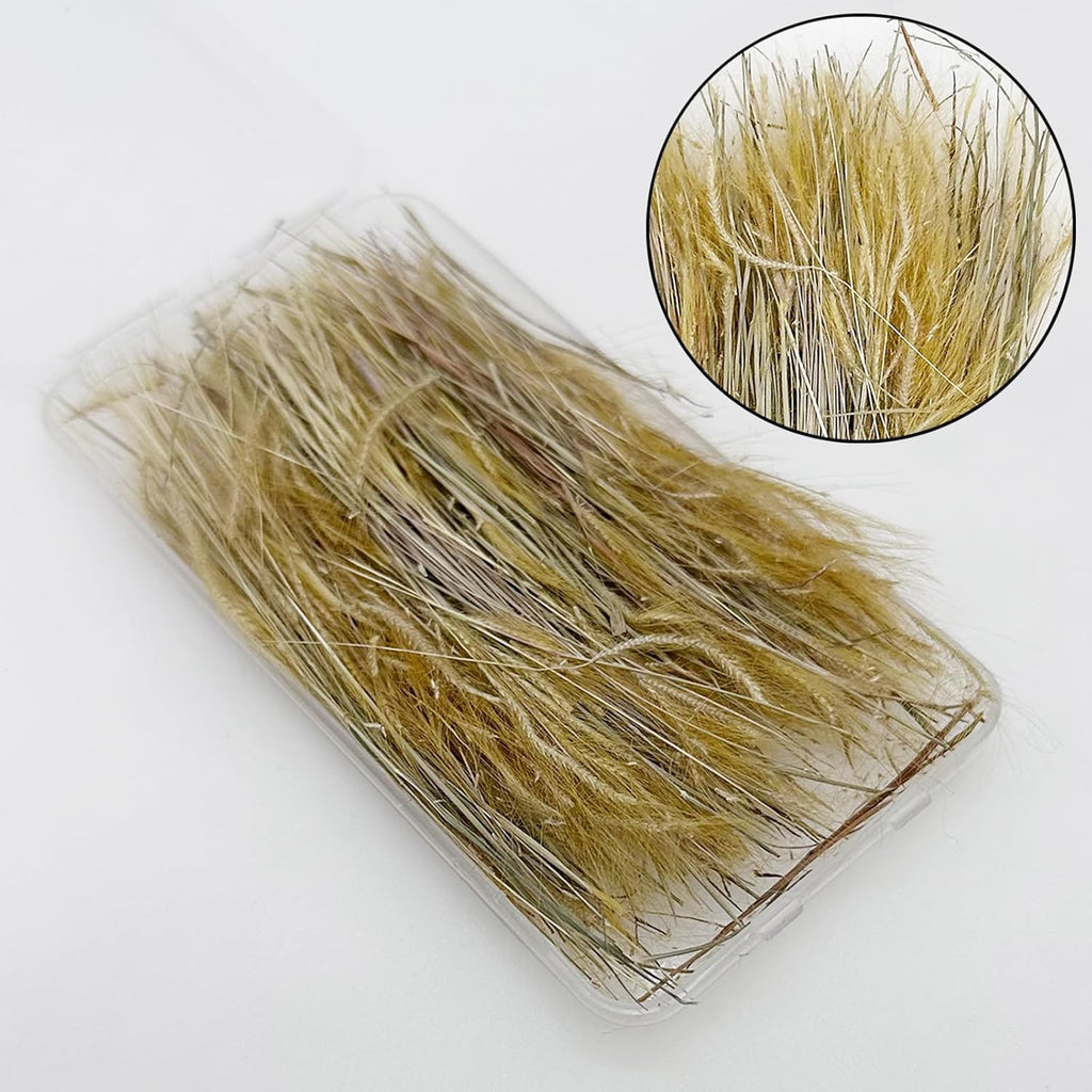 Woohome 2 Pack Miniature Static Grass Model Wheat Model Grass Tufts Static Artificial Grass for Train Landscape Railroad Scenery