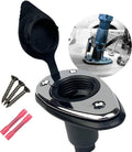 YOLOtek Veteran Owned - PERKO Port Kit (Teardrop) - Threaded Base Secure Boat Navigation Lights for Stern or Bow - Boat Accessories