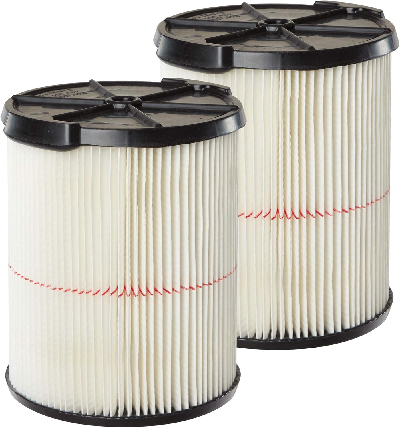 CRAFTSMAN CMXZVBE38755 Genuine General Purpose Wet Dry Vac Replacement Vacuum Filter for Most 5 to 20 Gallon CRAFTSMAN Shop Vacuums, Easy Installation and Traps General Debris, 2-Pack