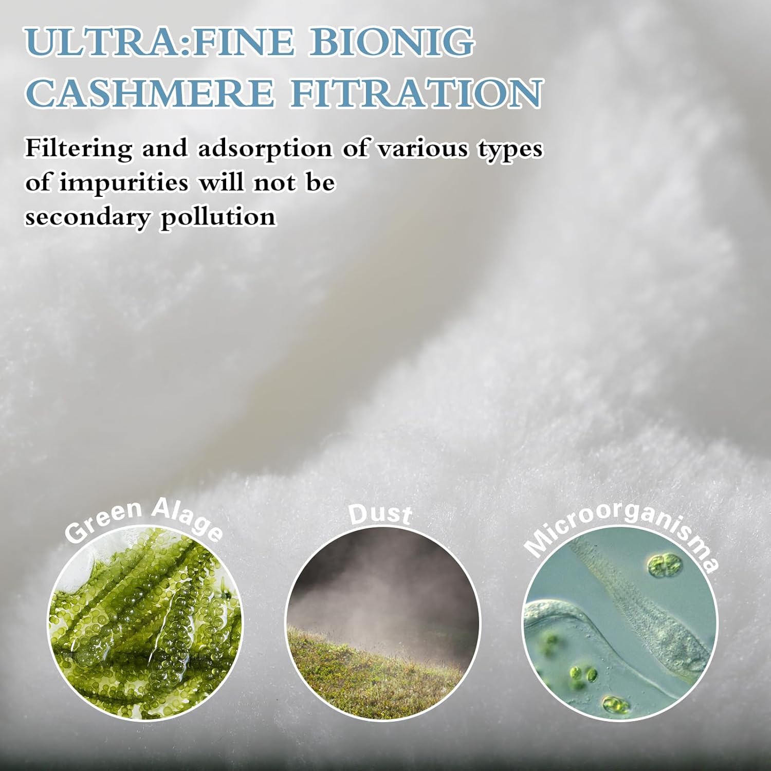 Aquarium Filter U-V for 55-200 Gallon Tank, 500GPH Fish Tank Filter for Cold Plunge Fish Tank Green Clean Machine,Submersible Powerful Pump Filter for Turtle Tank Saltwater Freshwater Crystal Clear