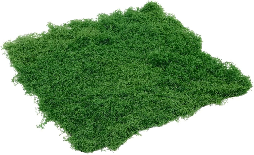 SEWACC Simulated Silk Moss Mat 20 Inch Faux Green Moss Turf for Outdoor Landscaping Window Display Terrariums and Miniature Garden Decoration