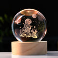 IFOLAINA Mermaid Crystal Ball Mermaid Gifts for Her Girls Friends Birthday Christmas Decorative Globes 3D Crystal Sphere Night Light