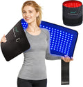 UTK 36" x 11" Blue & Red Light Therapy for Body, 330 LEDs Extra Large Near Infrared Light Therapy Pad, 470nm & 660nm & 850nm Light Blanket for Waist, Back, Belly, Knee Joint Muscle Pain Relief