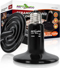 REPTI ZOO 150W Reptile Heat Lamp 2Pack Ceramic Heat Emitter Night Heat Lamp Bulbs Reptile Terrarium Heat lamp Tank Heat Bulb for Turtle Bearded Dragon Gecko Lizard Snake Chicken E26