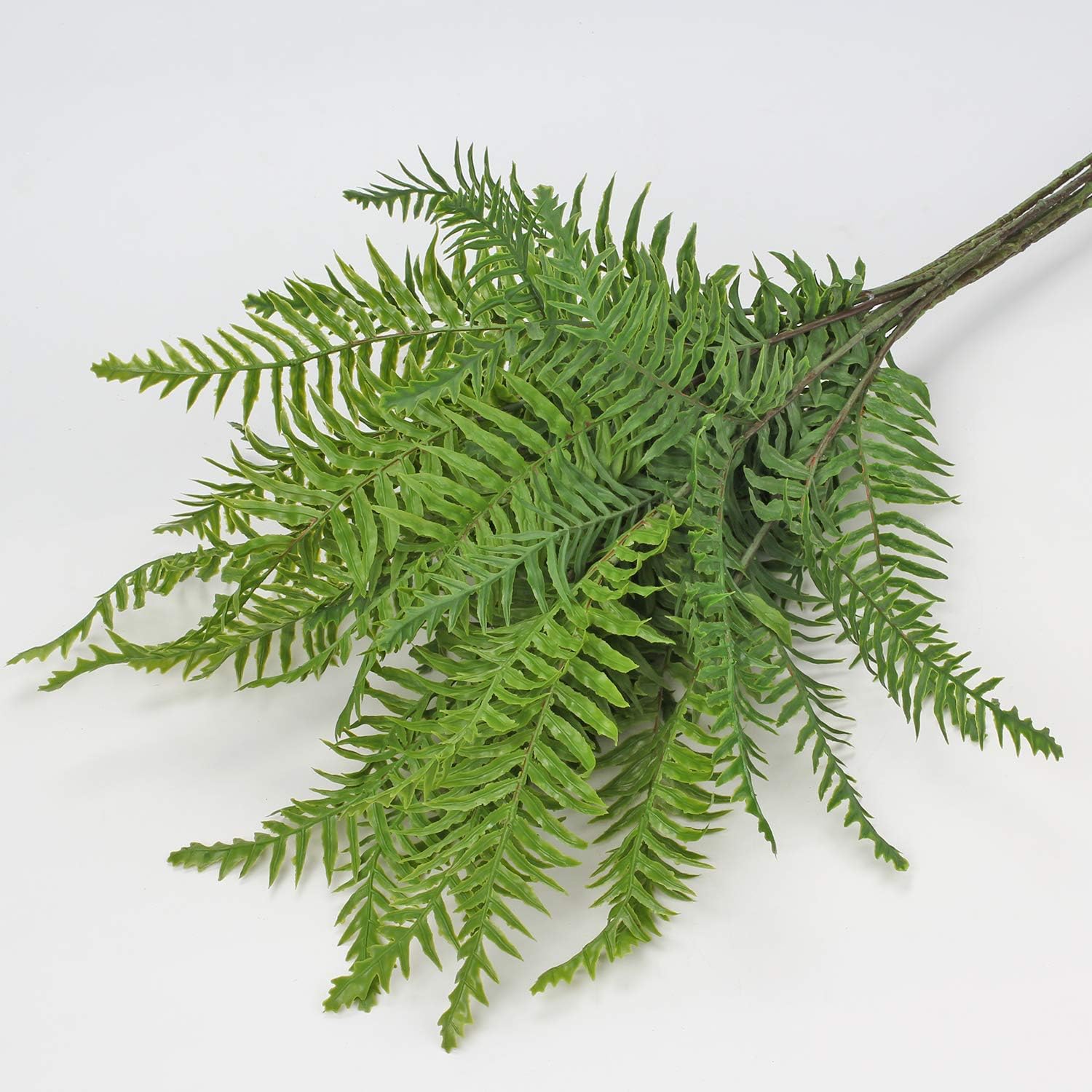 Briful 30" Artificial Boston Fern Plants Bushes Fake Shrubs Bush Greenery Plants Faux Fern Plant Large for Outdoors UV Resistant Garden Plants or Home Office Desk Indoor Decor 6pcs