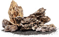 SubstrateSource Natural Aquarium Stones - Ohko w/Mixed Reds, Yellows & Browns, Scale-Like Texture - Freshwater Aquascaping, Betta Fish & Shrimp Tank Decorations, Zen Garden Layouts - Dragon, 10 LB