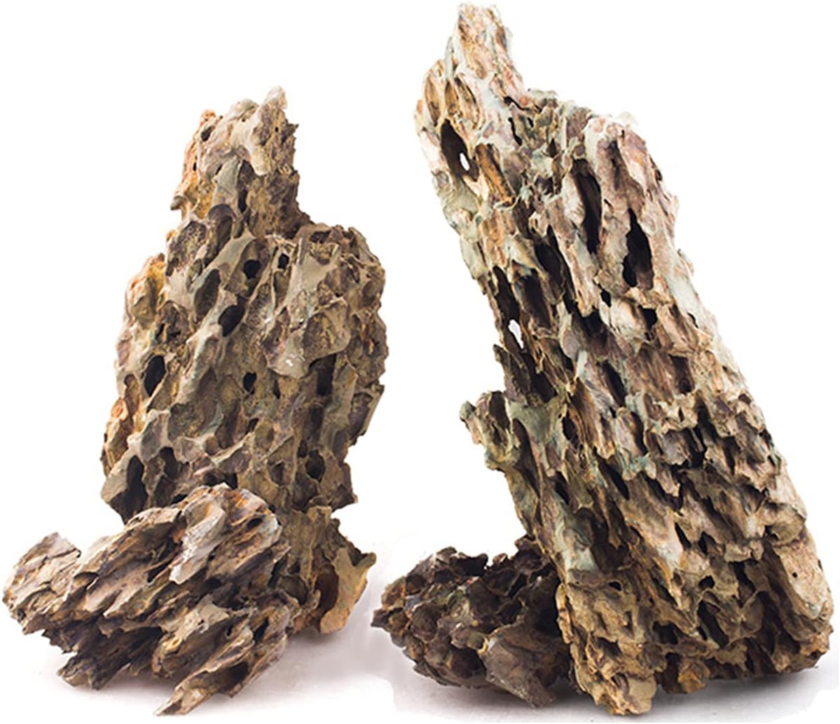 Lifegard Dragon Ohko Aquarium Rock Large Size Stone 40 Lbs Case Qty, Brown