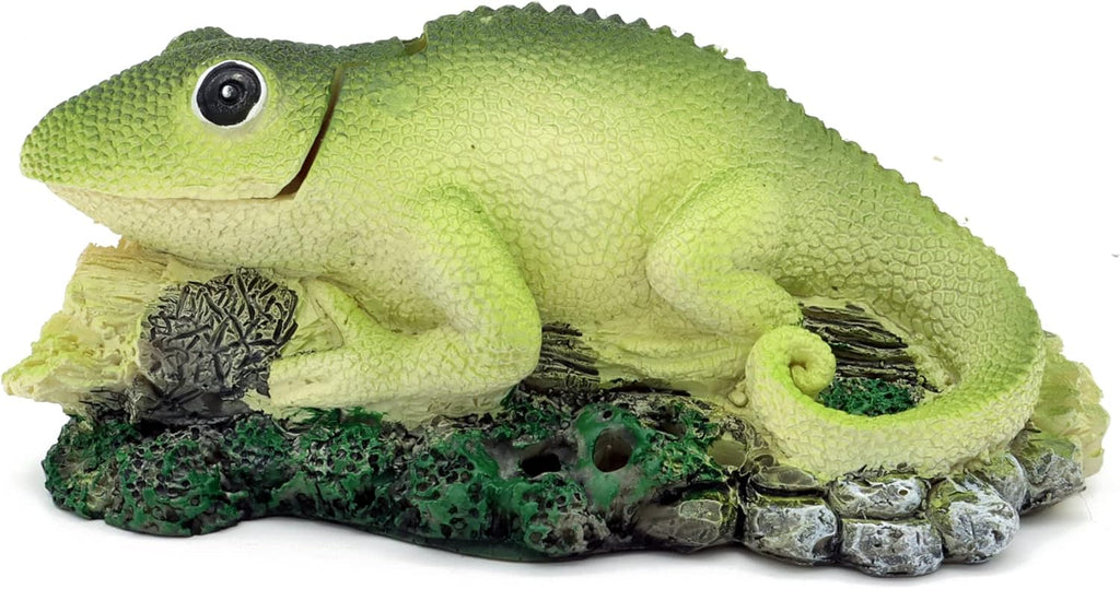 ALEGI Aquarium Air Bubbler Decorations,Air Bubbler Decor Ornament for Fish Tank (Lizard)