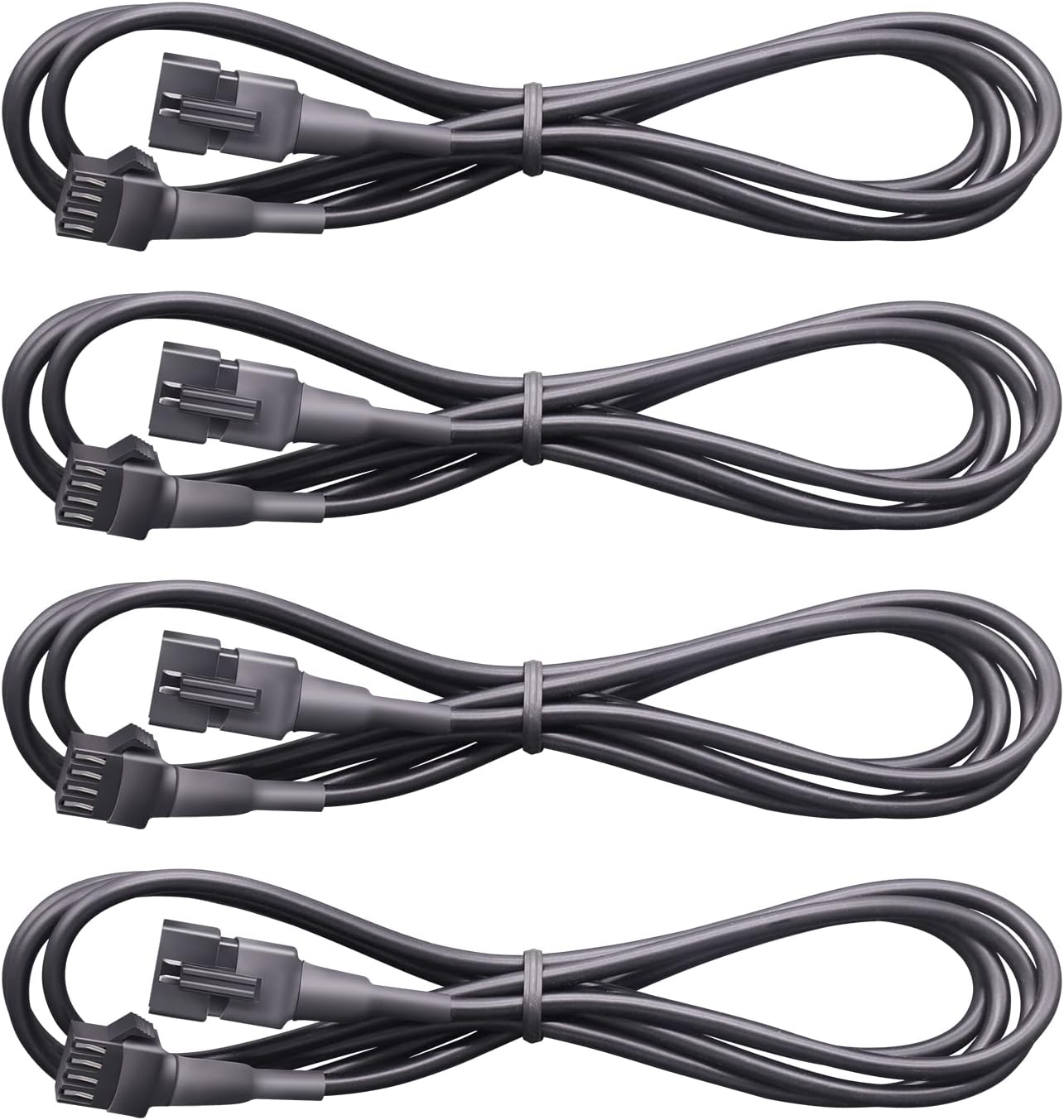 LED Rock Light Extension Wire 4 PCS,47 Inch 4 Pin LED Extension Cable,Neon Accent Kits RGB LED Light Extension Cable for Trucks ATV UTV