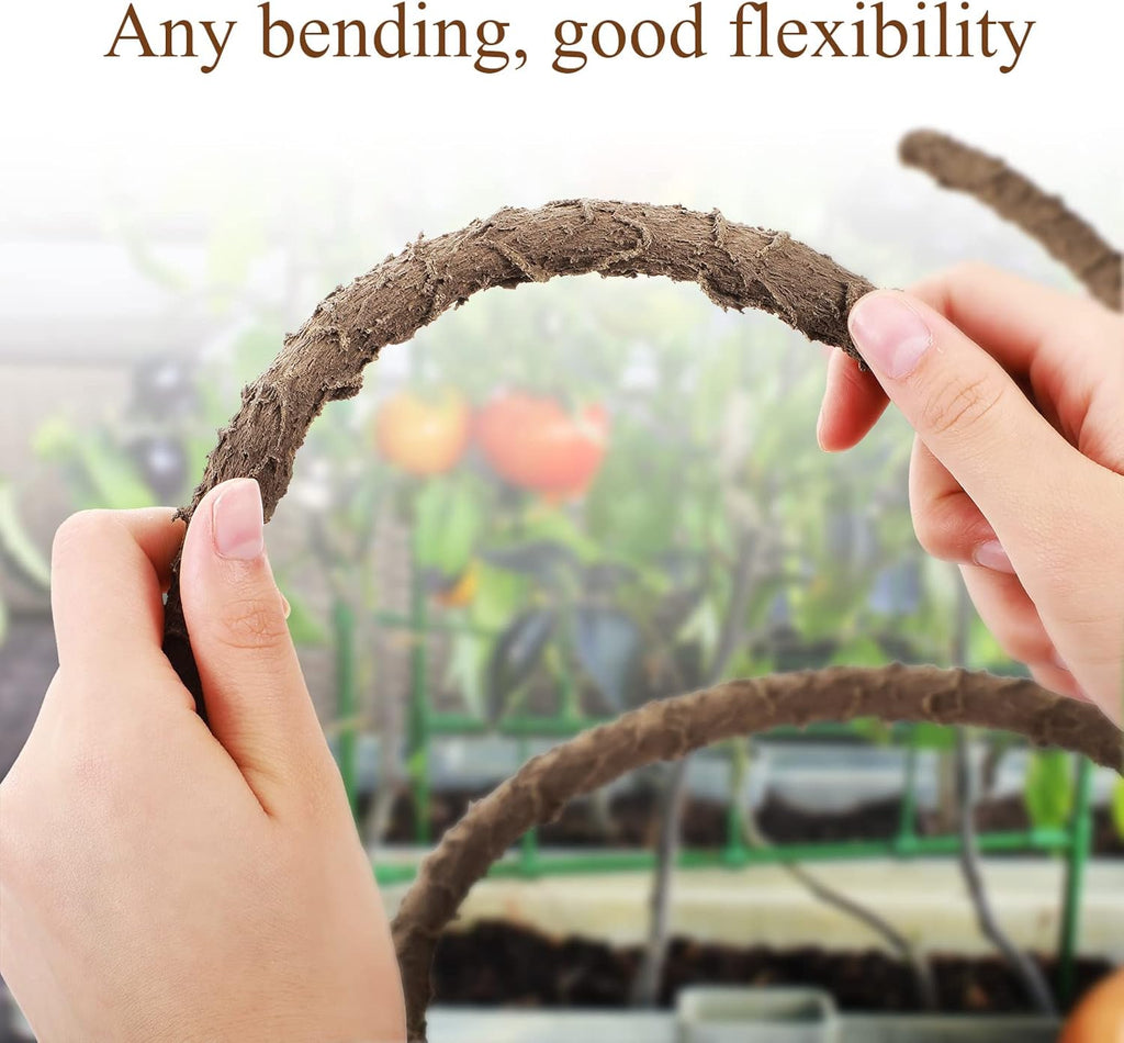 4 Pcs Reptile Vines, Flexible Bendable Jungle Climbing Vine Terrarium, Fake Plants for Reptiles, Artificial Leaves Terrarium Tank Pet Habitat Decor for Bearded Dragons, Lizard, Snake, Gecko