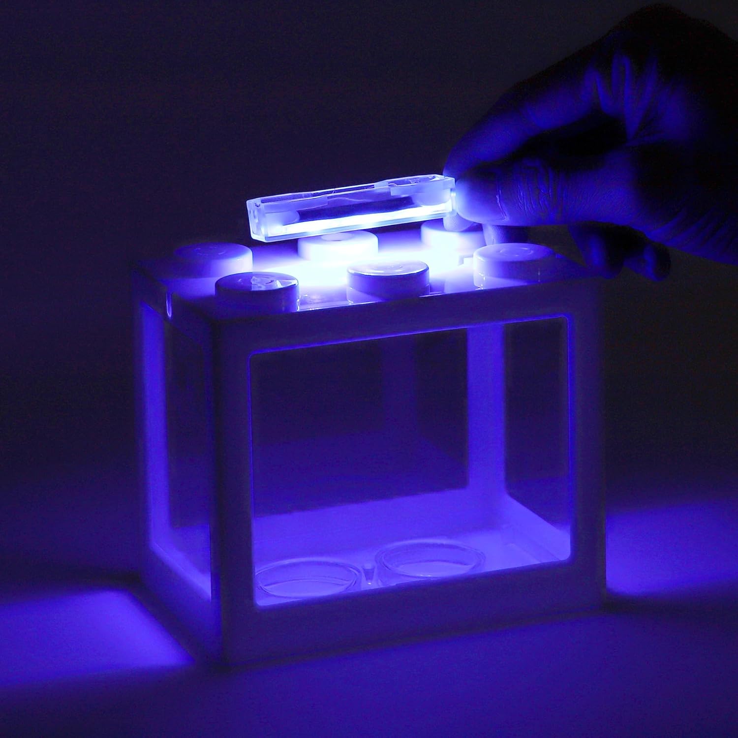 Mini Aquarium Lamp, USB Aquarium Light, LED Desktop Fish Tank Light, Small Decoration Aquarium Light, Aquarium Accessories, Blue Light