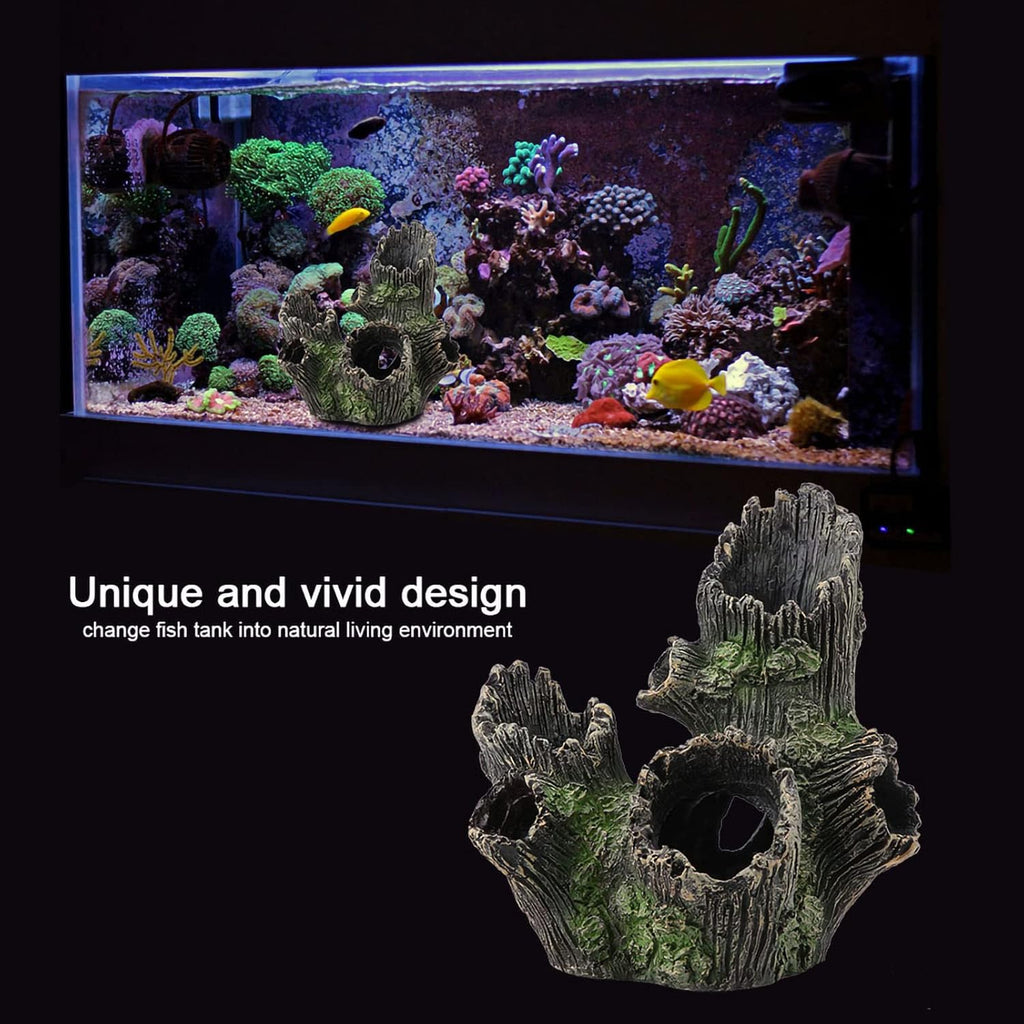 Aquarium Driftwood, Fake Driftwood Aquarium Decorations Aquarium Decor Wood Reptile Driftwood Artificial Driftwood for Aquarium (01)