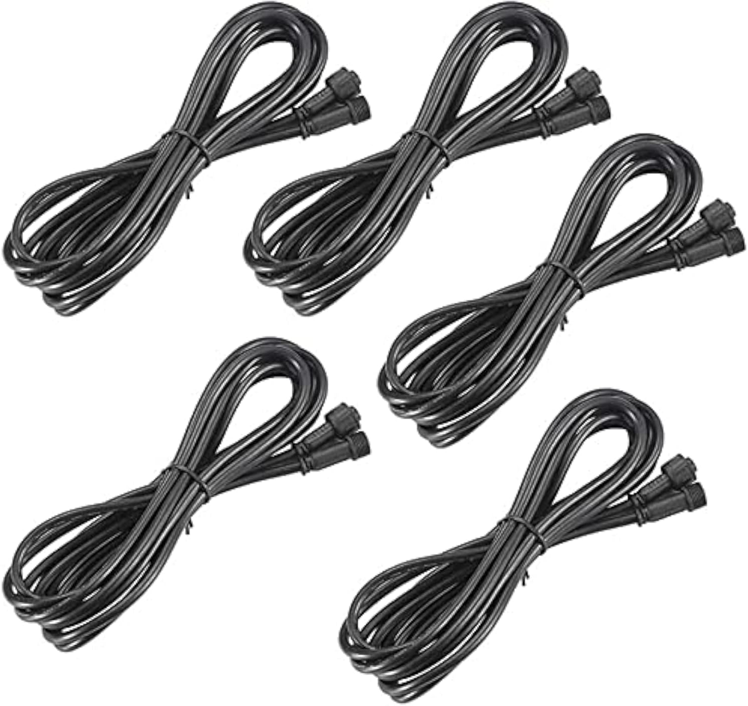 Sumaote 6.56ft 2m 2Pin Extension Cable Wire with Male and Female Connectors at Both Ends for Single Color LED Deck Light