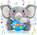 Plush Musical Baby Toys，Cute Elephant Toys for 3-6-12 Months Boys & Girls, Cute Stuffed Animal Infants Baby Toy， Elephant Baby Stuff，Toys for Infants 0-6 Months