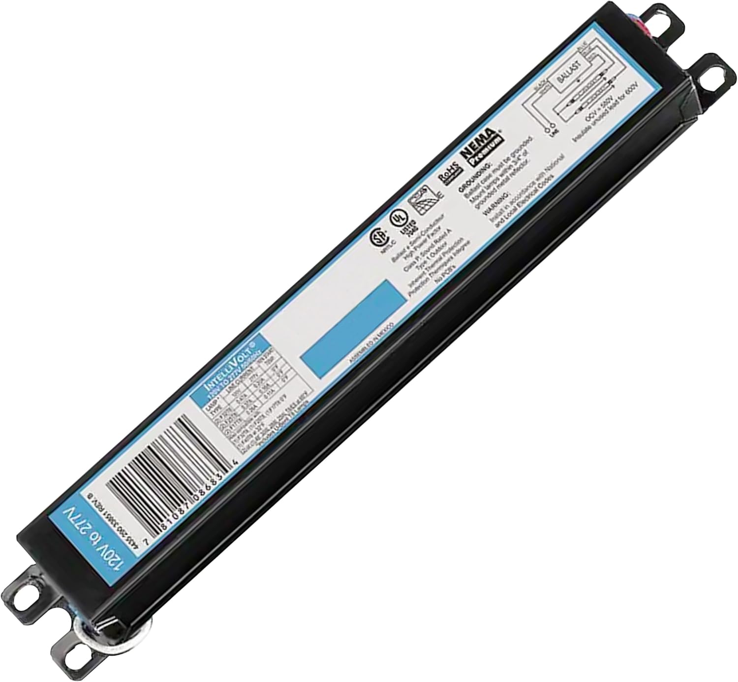 OHLECTRIC Replacement for ICN2P32-SC 1&2 Lamp - T8 Fluorescent Ballast, Electronic Ballast Replacement 120-277 Volt, Instant Start - Standard and Energy Efficient Ballasts - UL Approved