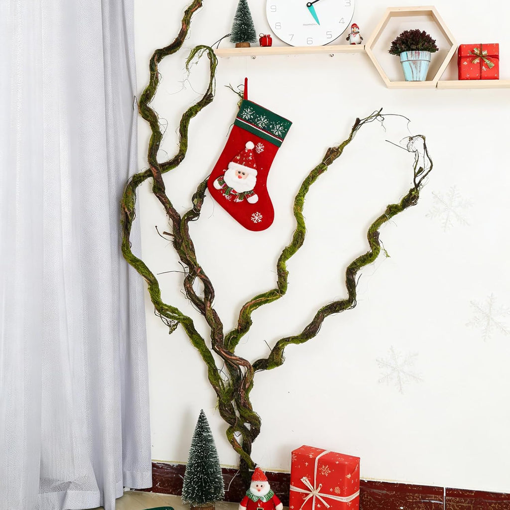 70.86" Artificial Tree Branches Reptile Vines Twigs Fake Tree Trunk Liana for Cherry Blossom Flowers Wall Hanging Grapevine Garland Wedding Garden Christmas Halloween Outdoor Decoration