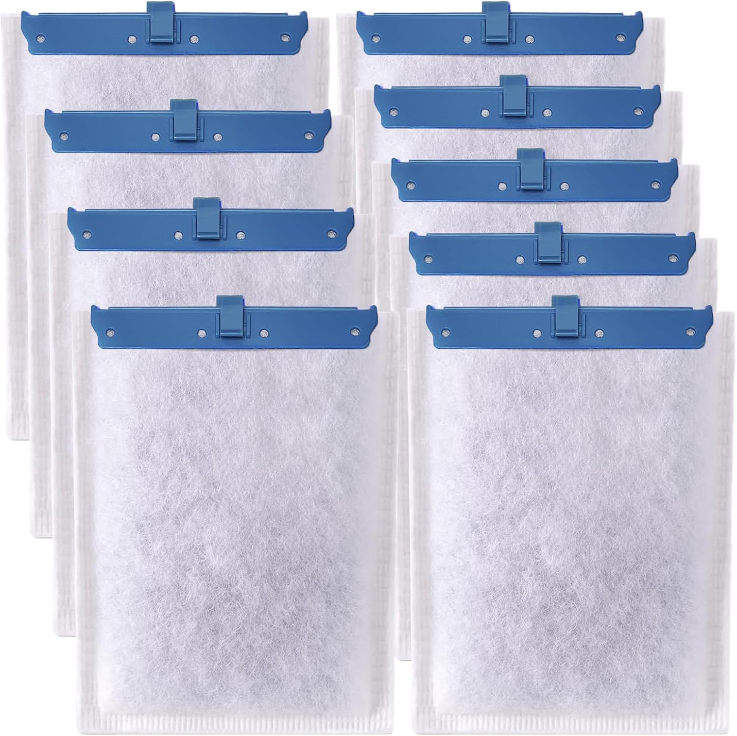9 Pack Filter Cartridge for Whisper Bio-Bag Filters, Large Aquarium Replacement Filter Cartridges for Whisper Filters 20i,40i/IQ20,30,45,60/PF20,30,40,60 and ReptoFilter
