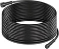 MAD OWL 4 Pin Waterproof LED Wire Connector, 22 AWG 393.7inch/10M IP68 Male and Female Heads Extension Cable for Indoor and Outdoor LED Strip Light(1 Item Black)