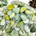 2lbs Jade Pebbles for Plants, 1-2 Inch High Polished Natural River Rocks for Landscaping, Decorative Stones Vase Filler Fish Tank Aquariums Garden Outdoor and Indoor DIY