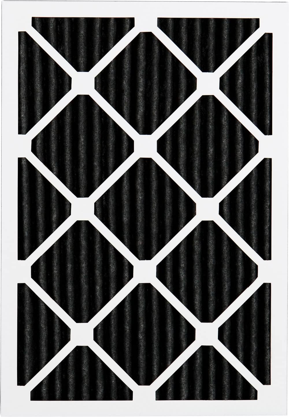 Nordic Pure 20x25x1 (Actual Size: 19 1/2 x 24 1/2 x 3/4) Pure Carbon Pleated Odor Reduction Furnace Air Filters 4 Pack