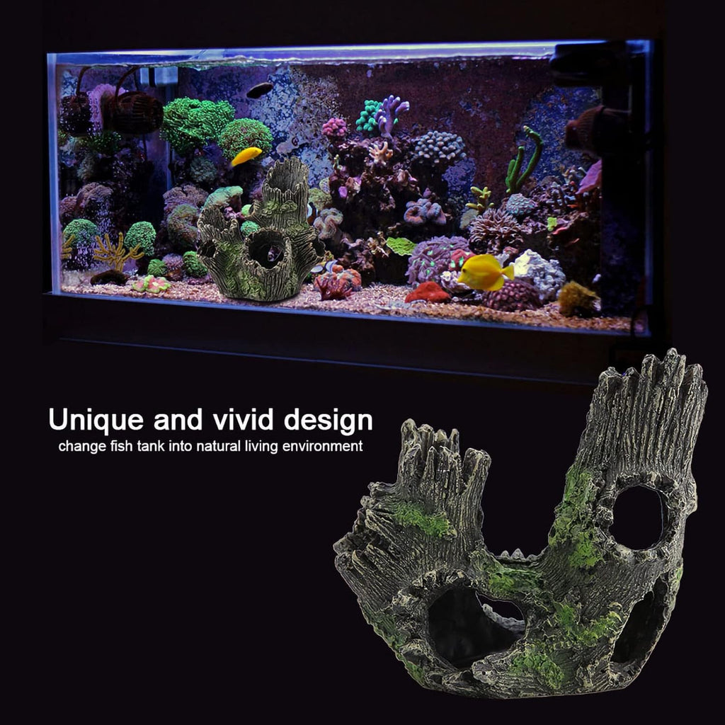 Aquarium Driftwood, Fake Driftwood Aquarium Decorations Aquarium Decor Wood Reptile Driftwood Artificial Driftwood for Aquarium (02)
