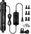 hygger Aquarium U-V Light with Timer, 360° Protective Shield Clean Light for Green Water Clean, Amphibian Aquarium Lamp Bulb for Freshwater Saltwater Fish Tank and Aquarium (9W, 60-100 Gallon)