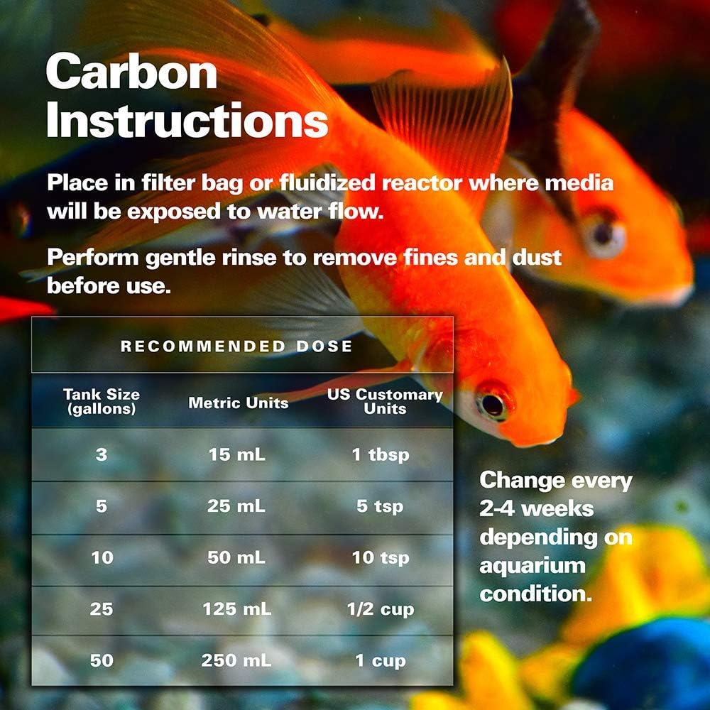 Kolar Labs Crystal Cal Activated Carbon – Small Jar, Activated Charcoal for Aquariums and Fish Tanks
