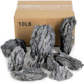 Natural Rocks Seiryu Stones Aquariums Stones for Aquascaping, Aquariums, Terrariums, Vivariums Decorative Stone,Reptile Enclosures,Paludariums,and Gardens-10lb（2 to 7 inch）