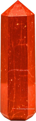 Amazing Gemstone Large Red Jasper Crystal Towers ~ Natural Healing Crystal Point Obelisk for Reiki Healing and Crystal Grid (5.5" to 6" INCH)