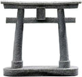 livelyfish Japanese Shinto Torii Gate Statue Asian Fish Tank Decor Sandstone Pagoda Figurines for Aquarium Decoration, L