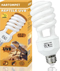 UVB 10.0 Reptile Light 26W – Desert Lamp for Bearded Dragons, Tortoises, Iguanas, Lizards & Other Sun-Loving Reptiles – Coil Bulb for Terrariums & Tanks