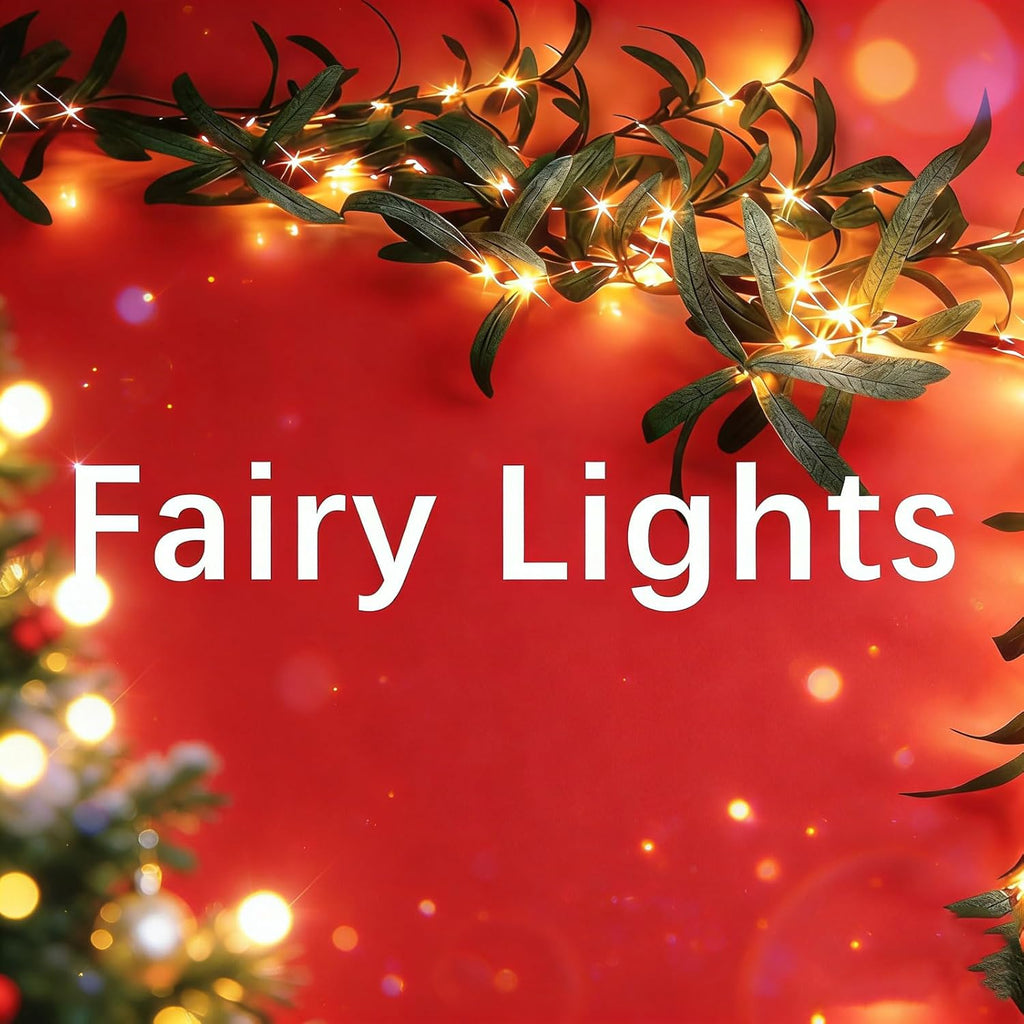 6FT - 2Pack Twinkling Tree Fairy Light Olive Vine Garland,Lighted Olive Tree,Cozy Home Decor,Pre-Lit Lighted Artificial Olive Garland with Timer for Christmas Decorations (Eucalyptus Leaf, 1)