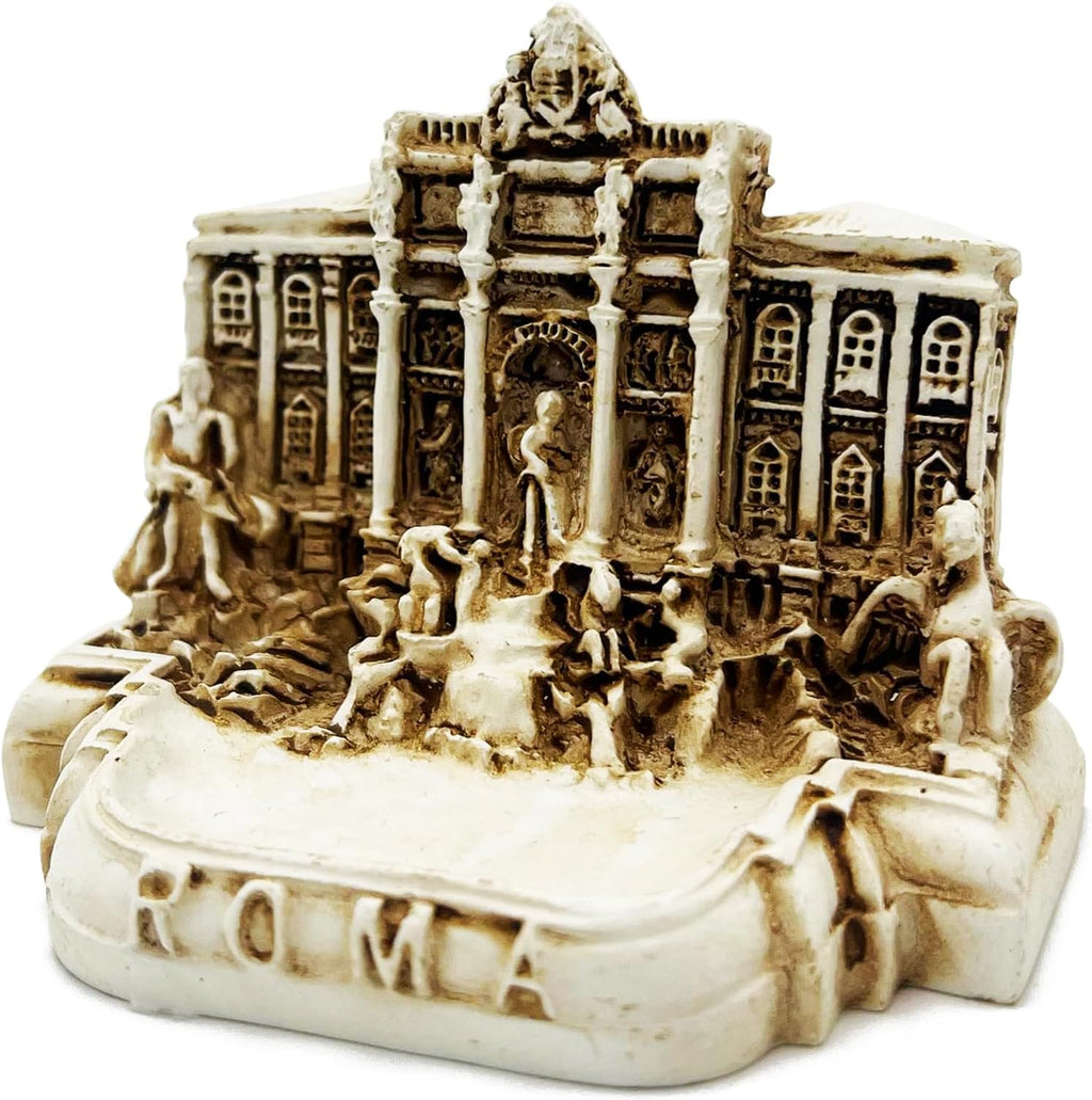 Rome Trevi Fountain Fish Tank Decor Decorations Reptile Turtle Lizard Spider Tanks Terrarium Building Décor Ornament