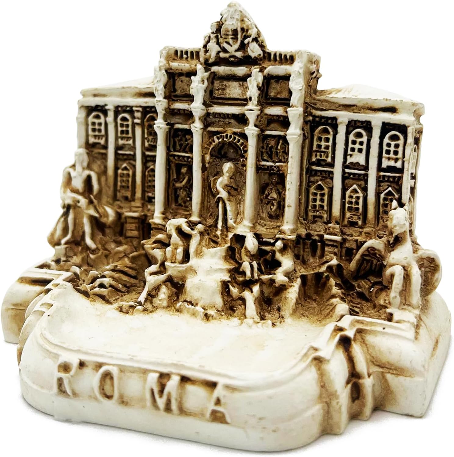 Rome Trevi Fountain Fish Tank Decor Decorations Reptile Turtle Lizard Spider Tanks Terrarium Building Décor Ornament