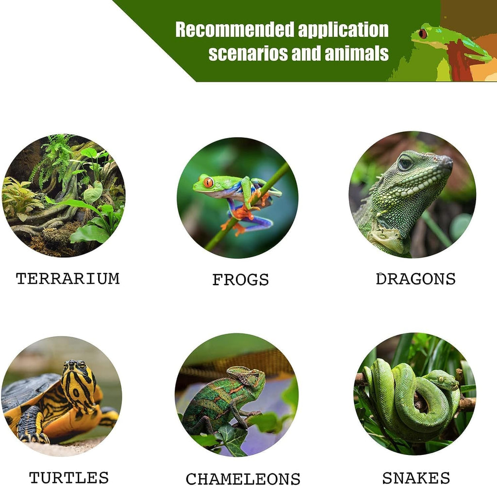 MrReptile Reptile Mister, Automatic Mister for Reptiles Terrarium Tank, Reptile Misting System for Chameleon Frog Turtle Vivarium Paludarium