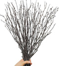 30Pcs Real Dried Birch Twigs - 17” Decorative 100% Natural Birch Branches for Easter Vases, Curly Willow Branches, DIY, Floral Arrangement, Twig Wreath, Centerpiece, Rustic Home Decor