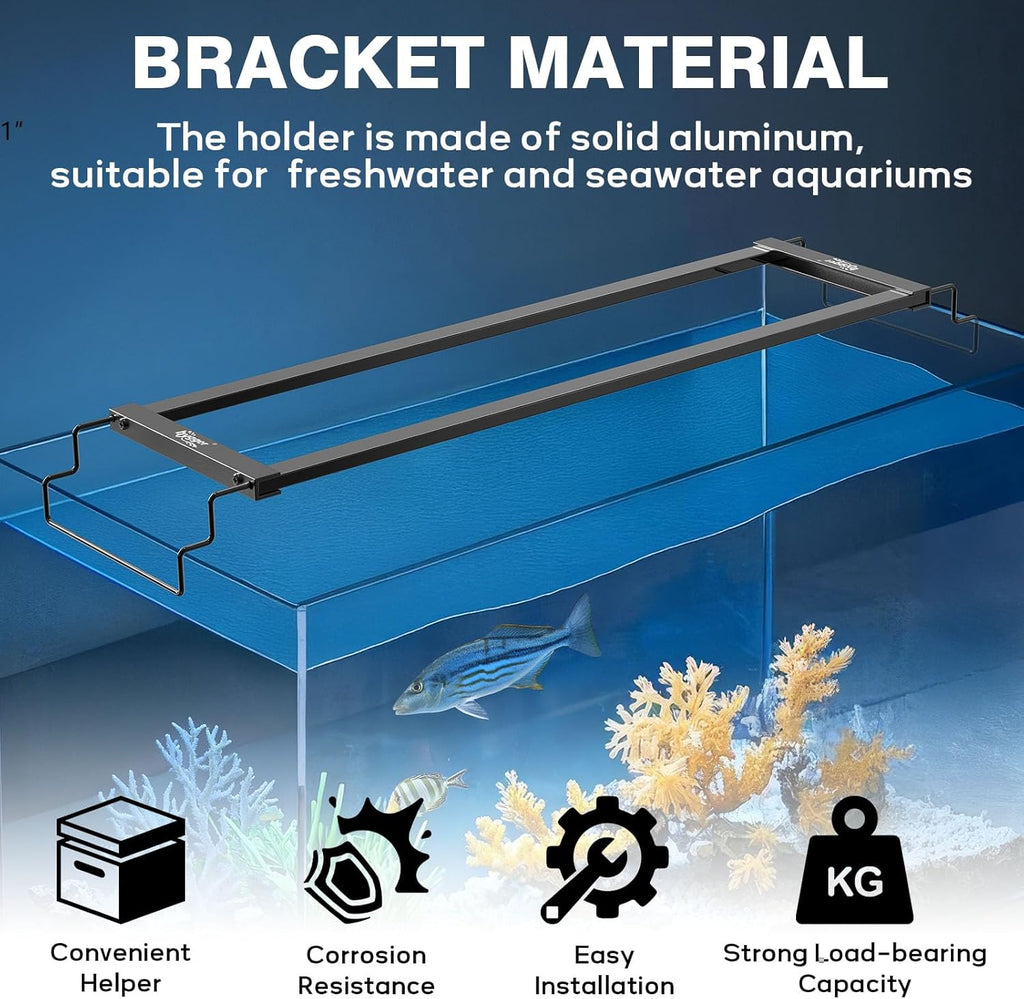 hygger Aquarium Chillers Fan Holder (for HG-051), Suitable for Multiple Fans, Other Models of Clip Products, Medium Large Freshwater Saltwater FishTanks