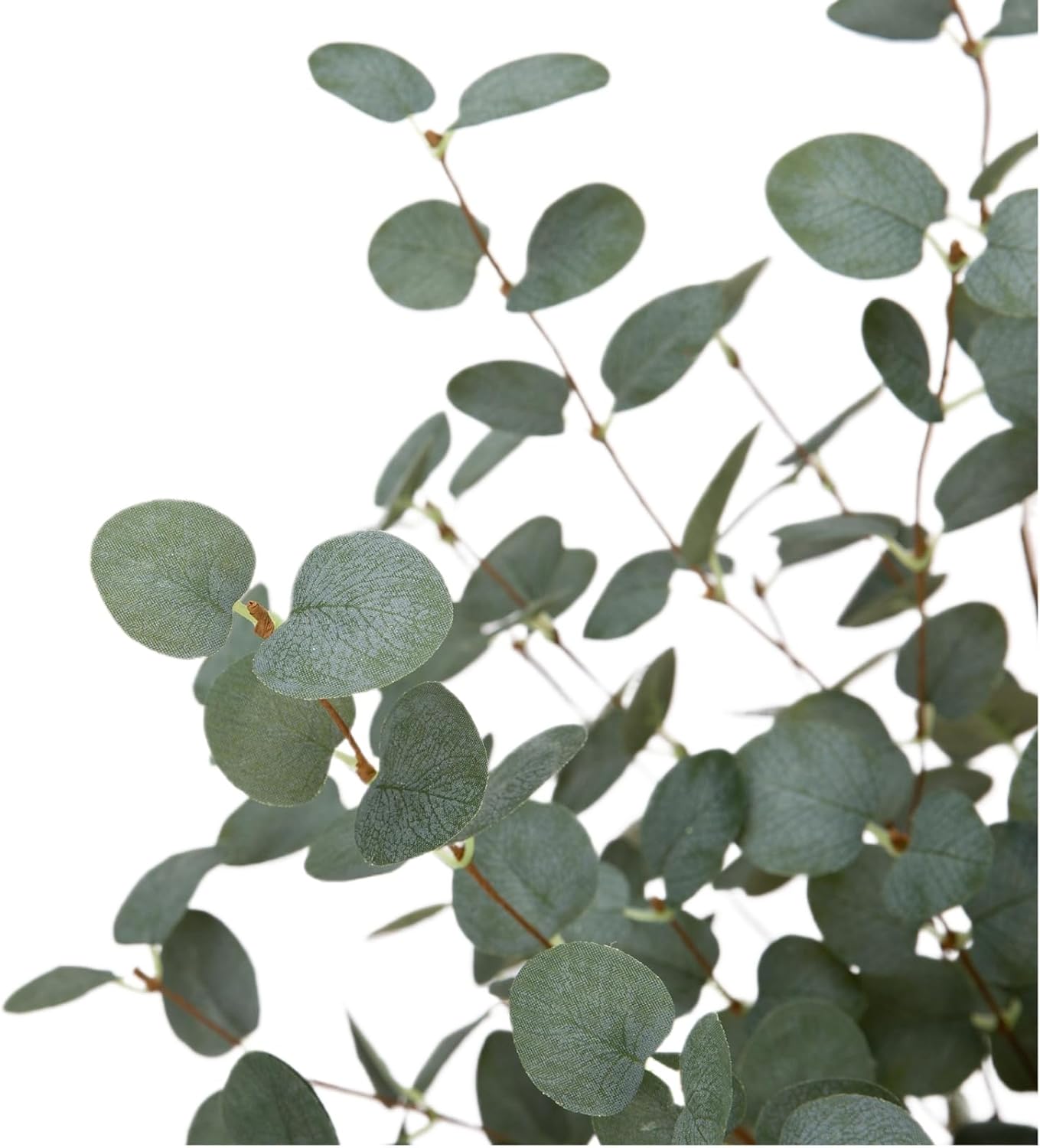 6 Pcs 27" Eucalyptus Stems Greenery Stems Eucalyptus Leaf Spray in Green Silk Plastic Plants Floral Artificial Plants for Home Party Wedding Decoration(Dark Green)