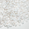 2 Pounds White Pebbles for Indoor Plants, 3/8 Inch Polished White Rocks, Decorative River Rocks for Potted Plants Vase Cactus Bird Bath and Outdoor Garden Landscaping