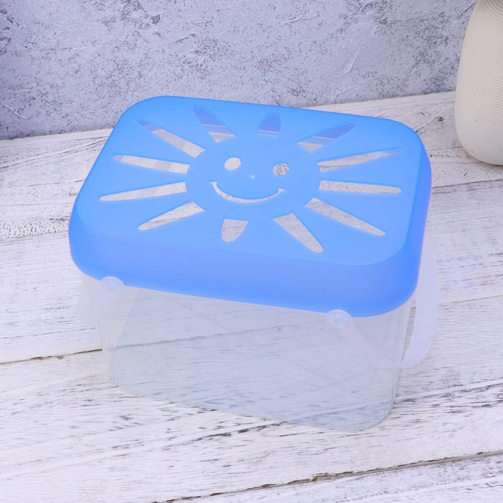 balacoo Fish Tank Transparent Portable Handheld Fish Tank for Aquarium Home Restaurant Shop Office Decoration Random Color
