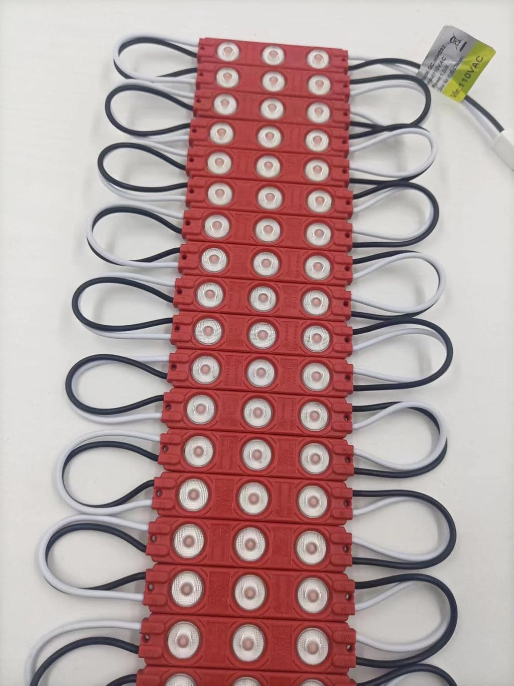 AC 110V LED Module RED 1.5W for Letter Lightbox Advertising Signs with Tape Adhesive Backside (200pcs Pack)
