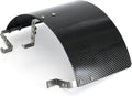 PTNHZ Universal Stainless Steel Air Intake Filter Cover Heat Shield Fits for 2.5-3.5" Cone or Cylinder Filter Carbon Fiber