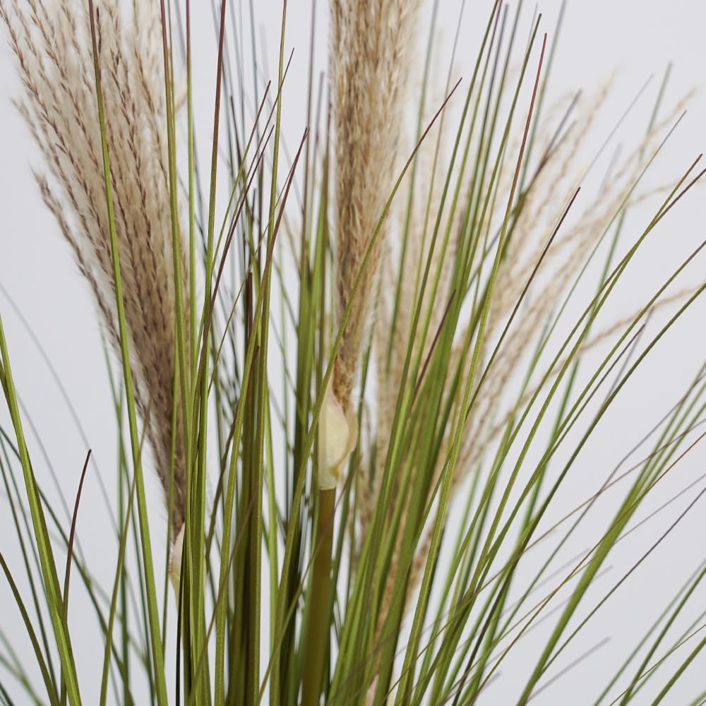 Melorca&Guilla Artificial Plants 6PCS 31.5“ Fake Tall Grass,Faux Plant,Tall Onion Faux Grass Plants,Artificial Greenery Shrubs Bushes for Garden Porch Window Box Shop Office Home Décor