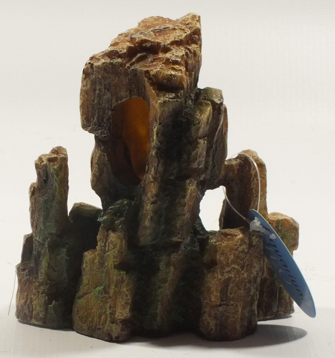 Small Rock Outcrop, Artificial Rock Formation for use in Aquariums & Fish Tanks, Fish & Reptile Safe Decor Ornament | Aquarium Rocks for Aquascaping