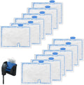 Small Filter Cartridges Compatible with Aqueon Filters (12 Pack), Aquarium Filter Cartridge Replacement for QuietFlow E Internal Power Filter Size 10 and Minibow Aquarium Filters Size 1/2.5/5 Gallon