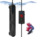 Submersible Fish Tank Heater for Aquarium: 200W/300W/500W Aquarium Heaters with Dual Temperature Digital LED Display - Overheating and Off-Water Protection for 20-40 Gallon